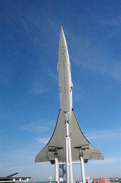 nádherný tvar Concorde