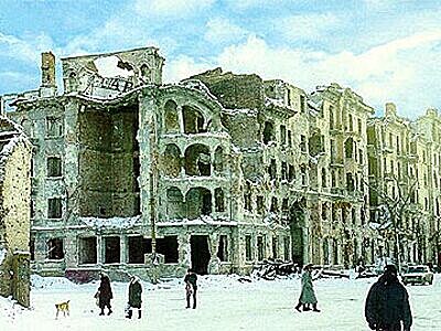 Groznyj po válce (Zdroj: Wikipedia.org.)