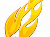 Ohnivé pero logo