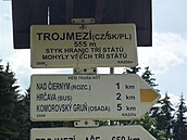 Rozcestník na Trojmezí