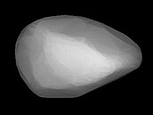 poítaová rekonstrukce planetky 1862 Apollo