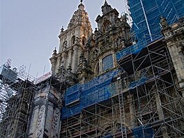 Katedrla v Santiago de Compostela se restauruje