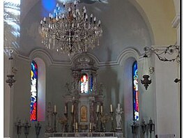 Barokn kostel sv. Antonna, Hvar v Chorvatsku, z 2017