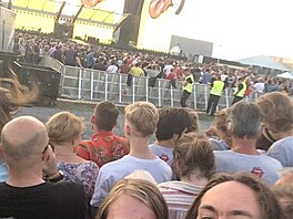 ekn na koncert Rolling Stones, Praha 2018