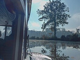 Na lodi. Vlet do Lednicko-valtickho arelu, podzim 2019