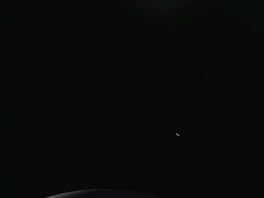 Konjunkce Msce s Venu 26. 2. 2014 - detail