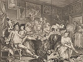 William Hogarth - Vzestup zpustlika III