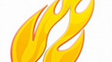 Ohnivé pero logo