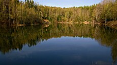 Zatopený �ulový lom poblí� Vl�ích pramen�, Lipová 2024