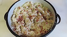 Bramborová sm�s. Recept na dvakrát pe�ené brambory