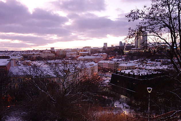 Východ slunce 4. 1. 2025, nad Folimankou