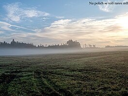 Ranní mlhy. Okolo Moravy, íjen 2024