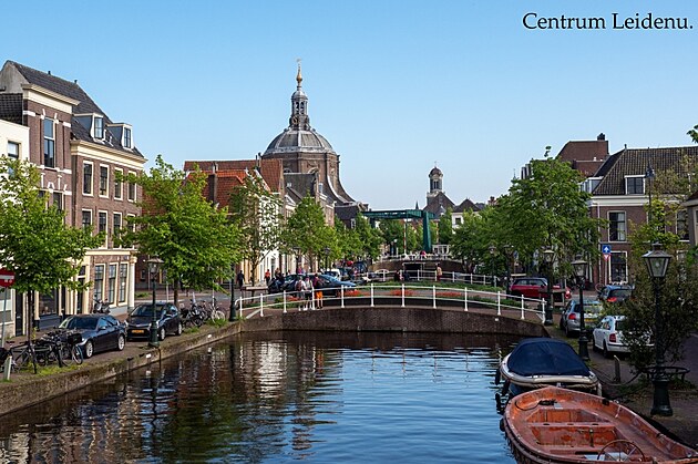 Leiden. Holandsko, kvten 2024