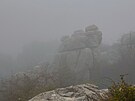 El Torcal utopený v mlze. Cesta do Andalusie, duben 2025