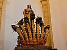 Antequera - kostel vedle alkazaby. Cesta do Andalusie, duben 2025