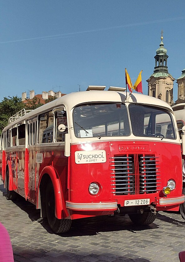 Sto let autobusov dopravy v Praze, 22. 6. 2025