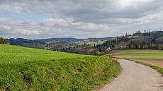 Výhledy na Dale�ín. Cesta �Vokolo Moravy�, duben 2025