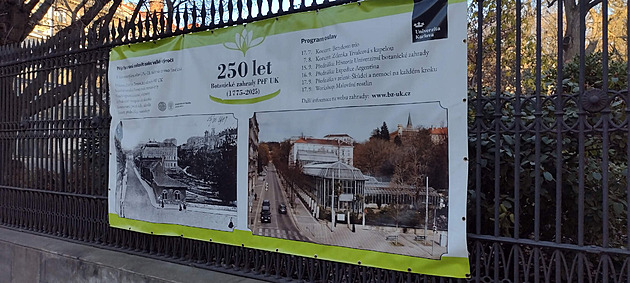 Botanická zahrada v Praze Na Slupi slaví výro�í