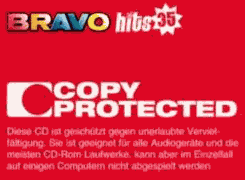 Kompilace Bravo Hits 35 upozorňuje na začlenění 

technologie proti kopírování