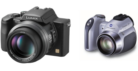 Dimage Z3 vs Panasonic Lumix FZ