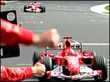 Schumacher ped Barrichellem v cli