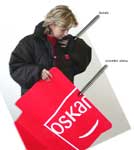 Nhled: Reklamn pedmty Oskar (5) - ern bunda, clona...
