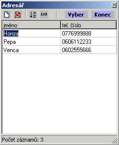 SMS Toolbar