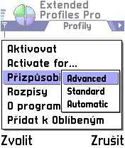 Extended Profiles pro Nokii 3650