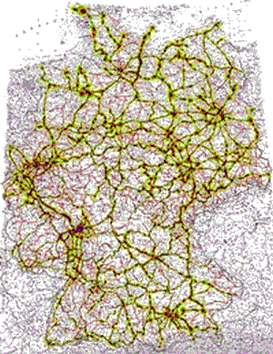 železniční mapa německa Železniční mobilní síť v Německu již funguje a brzy zcela vytlačí  železniční mapa německa