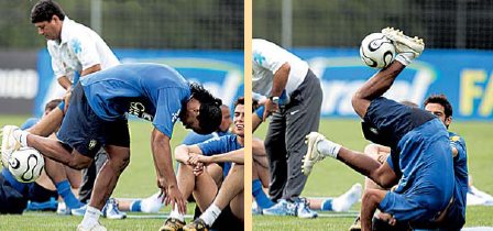 Ronaldinho v akci
