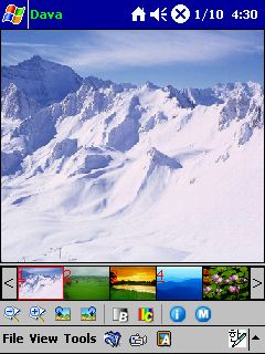 Nhled aplikace DAVA Image Viewer 2.01