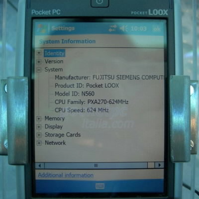 Fotografie oekvanch PDA novinek od Fujitsu-Siemens