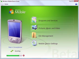 Windows Mobile Device Center