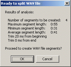 WAVSingulator vsledek analzy