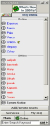 ICQ 2001 - pro porovnn