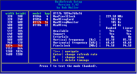 Obnovovac frekvence monitoru