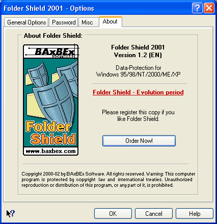 Folder Shield 2001