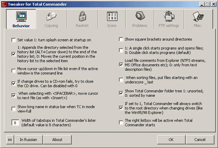 Tweak for Total Commander