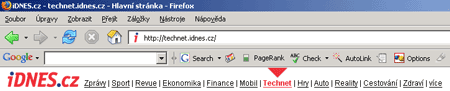Google Toolbar BETA for Firefox 