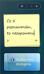 Miniaplikace ve Windows Vista