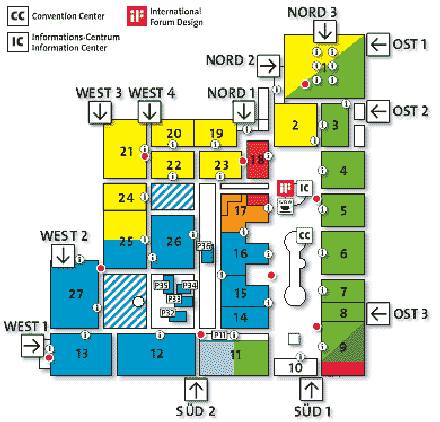 Schmatick mapa veletrhu CeBIT