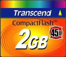 CompactFlash Transced karta s 45x rychlost ten