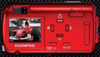 Digitln fotoapart Olympus μ-400 DIGITAL edice Ferrari DIGITAL MODEL 2003