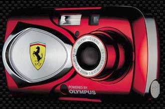 Digitln fotoapart Olympus μ-400 DIGITAL edice Ferrari DIGITAL MODEL 2003