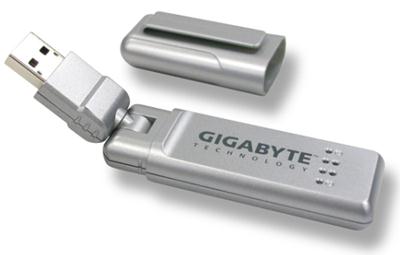 Paměťová USB klíčenka s integorvaným Wi-Fi od Gigabyte