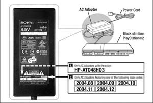 Vadn napjec adaptr pro Sony PS2