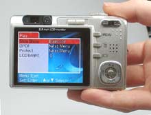 Digitln fotoapart Umax 8330 - menu 