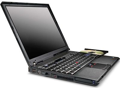 Notebooky.cz - IBM ThinkPad T41p - celkov pohled eln