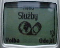 Nokia 6210 - displej - sluby
