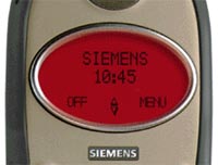 Siemens C30 displej